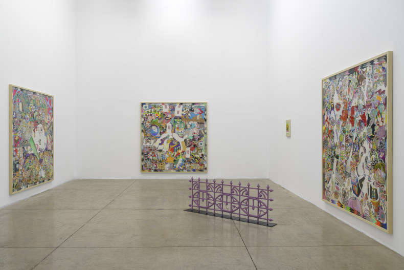 Vista da exposição Thiago Barbalho: Segredos e Feitiços, Nara Roesler São Paulo, 2024. Foto: Flavio Freire. Cortesia do artista e Nara Roesler.