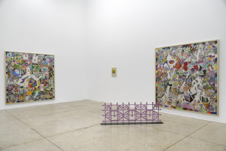 Vista da exposição Thiago Barbalho: Segredos e Feitiços, Nara Roesler São Paulo, 2024. Foto: Flavio Freire. Cortesia do artista e Nara Roesler.