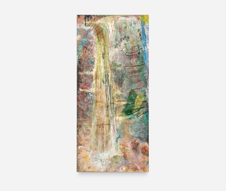 Cristina Canale Queda, 1990 técnica mista sobre tela 250 x 115 cm
