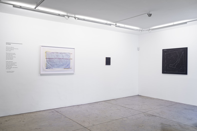 Vista da exposição A cor entre linhas, Nara Roesler São Paulo, 2025. Foto: Flavio Freire. Cortesia dos artistas e Nara Roesler.
