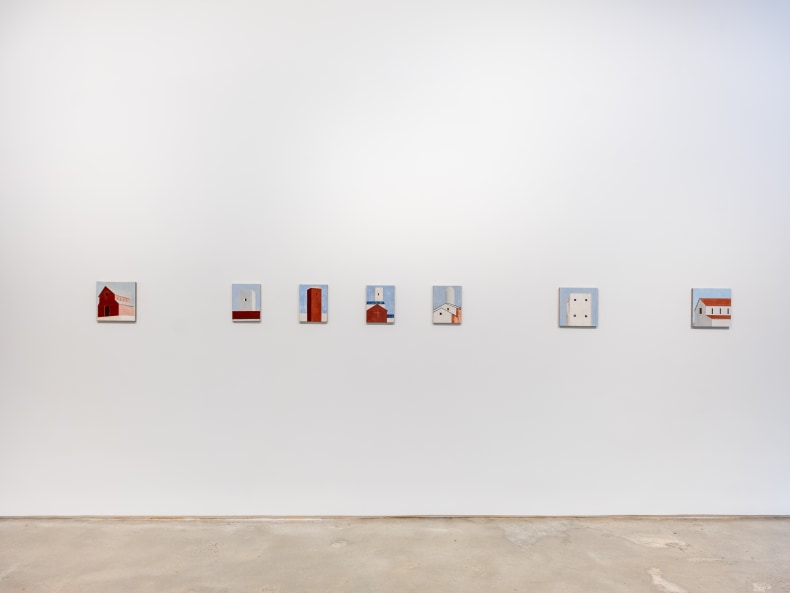 Vista da exposição Fabio Miguez: Icnografias, 2025, Nara Roesler New York. Foto: Charles Roussell. Cortesia do artista e Nara Roesler