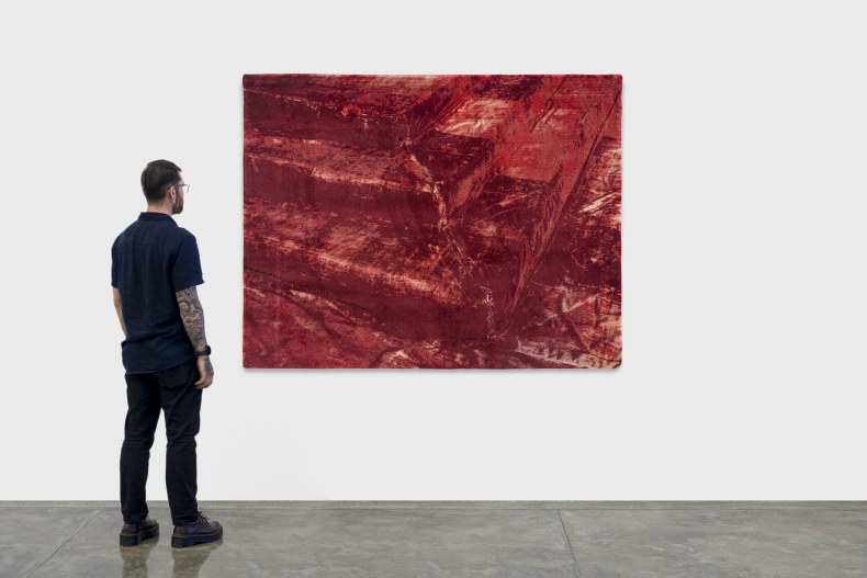 Marcos Chaves Fontainebleau I 2025 tapeçaria impressa ed 1/3 + 1PA 150 x 195 cm