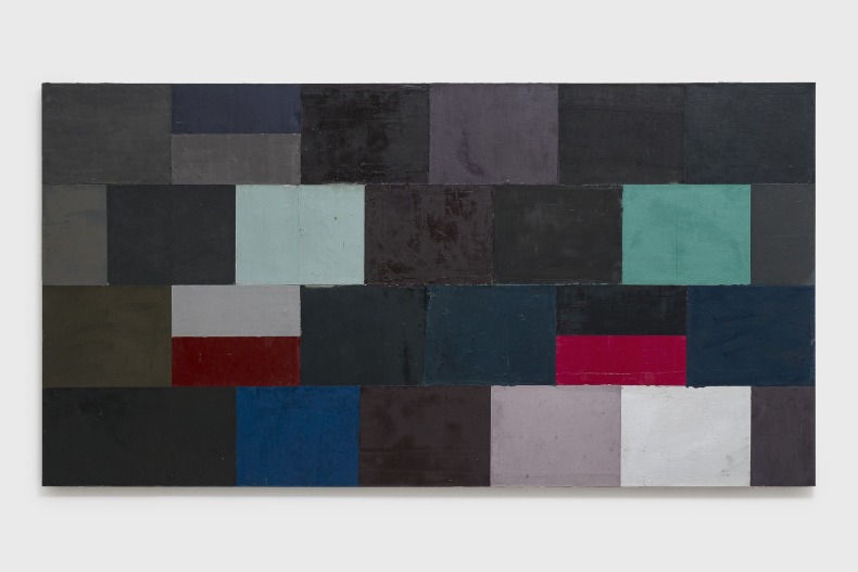 Sérgio Sister Sem título 2012 tinta óleo sobre tela 120 x 229,5 x 4,5 cm