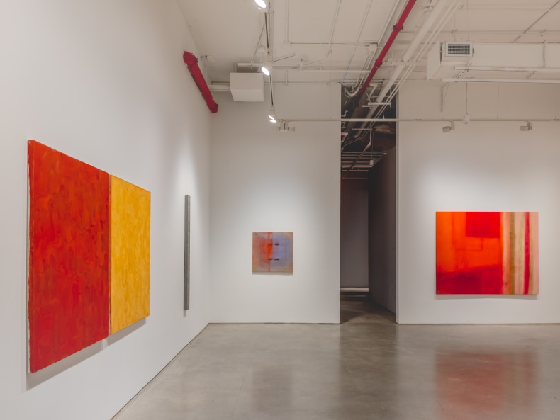 Vista da exposição Color Clímax, Nara Roesler New York, 2025. Foto: Charles Roussell. Cortesia dos artistas e Nara Roesler.