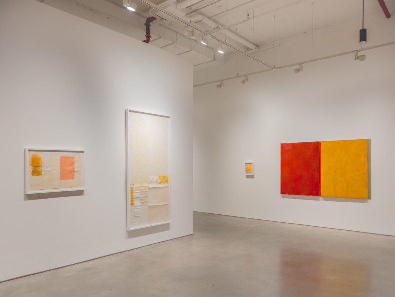 Vista da exposição Color Clímax, Nara Roesler New York, 2025. Foto: Charles Roussell. Cortesia dos artistas e Nara Roesler.