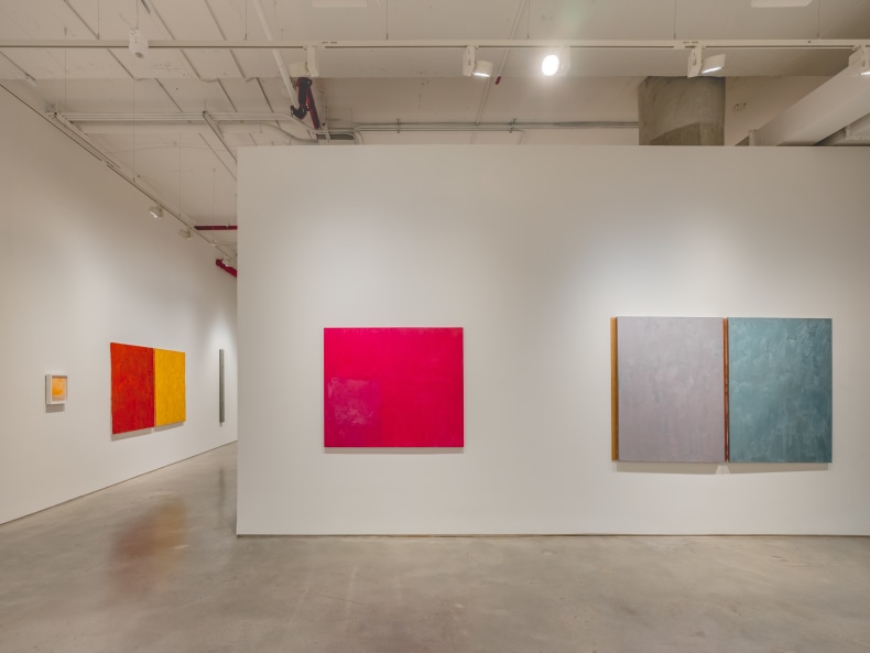 Vista da exposição Color Clímax, Nara Roesler New York, 2025. Foto: Charles Roussell. Cortesia dos artistas e Nara Roesler.