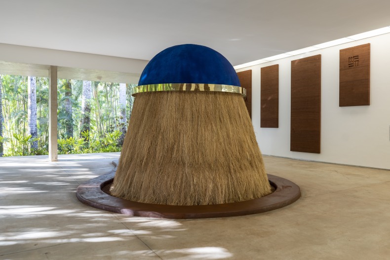 'A Noite Suspensa ou o que posso aprender com o silêncio' exhibition view, 2023