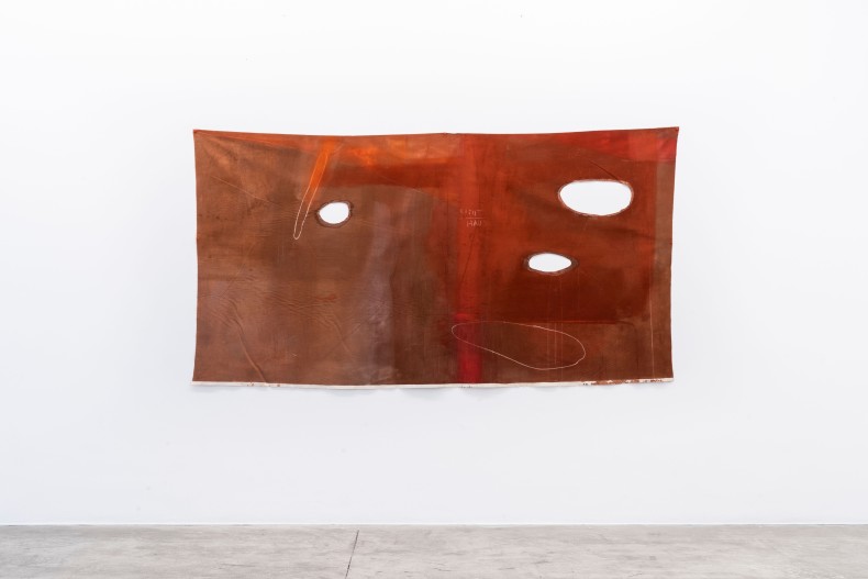 Karin Lambrecht Vazios, 2008 pigmentos em medium acrílico sobre tela 136 x 225 cm | 53.5 x 100.4 in