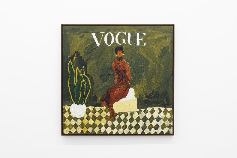 Elian Almeida Tereza de Benguela (Vogue Brasil), 2022 acrylic paint and oil pastel on canvas 104,2 x 106 cm |...