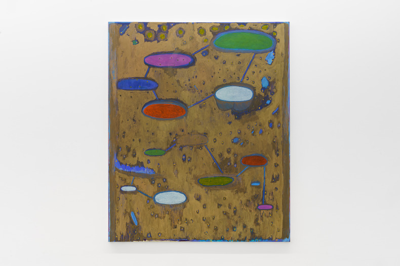 Bruno Dunley Diagrama Noturno/Lunar, 2021/2022 oil paint on canvas 170,3 x 140 x 3,8 cm | 67 x 55.1 x...