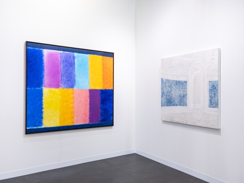 Vista do estande da Nara Roesler na The Armory Show 2024, New York, 2024. Photo: Charles Roussel. Courtesy of the artists and Nara Roesler