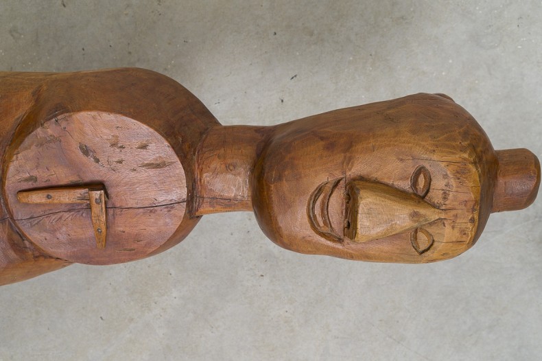 Chico Tabibuia Sem Título, sem data escultura em madeira (tabebuia) 221 x 33 x 31 cm
