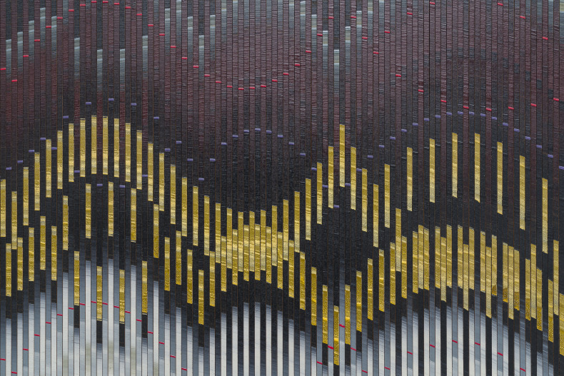 Abraham Palatnik W-V/56 2018 tinta acrílica sobre madeira 121 x 109,5 cm