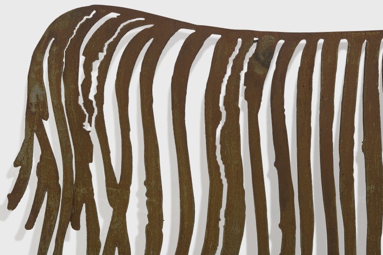 Alberto Pitta Mariwô 2025 aço corten 40 x 96,5 x 3,5 cm