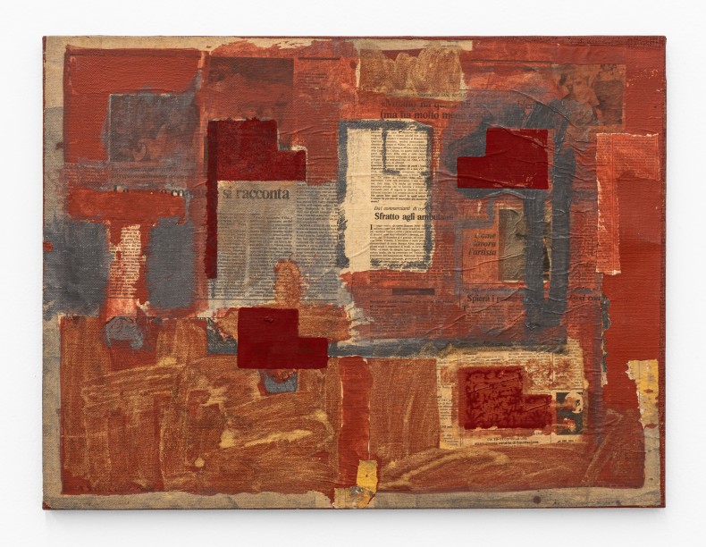 Antonio Dias Sem título/Untitled, 1983 técnica mista sobre tela mixed media on paper 48 x 63 x 1,8 cm 18.9 x 24.8 x 0.7 in