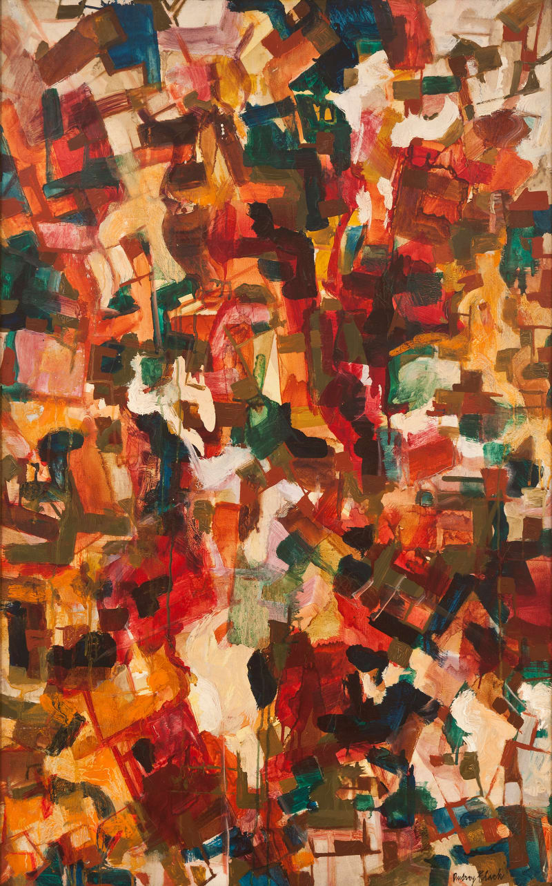 Audrey Flack, Abstract for Tomlin, circa 1950–51