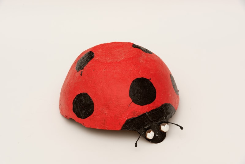 Knox Martin Ladybug, n.d. Painted papier-mâché, wood, and wire, 5 x 10 1/2 x 13 inches (12.7 x 26.7 x...