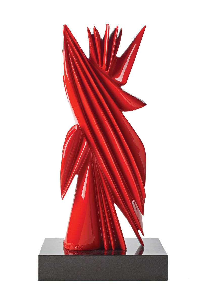 Pablo Atchugarry Untitled, 2014 Bronze with automotive paint, 20 1/2 (H) x 7 7/8 (W) x 3 9/16 (D) inches