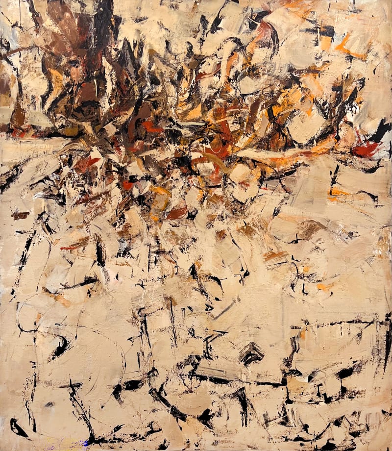 Kyle Morris Number 13, 1956 Oil on canvas, 55 x 47 3/4 in. (139.7 x 121.3 cm)