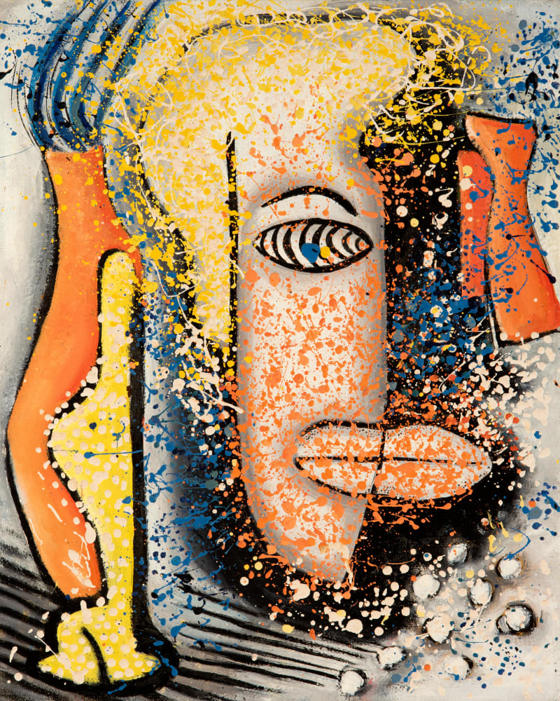 Dusti Bongé #3, 1950/52 Oil on canvas, 20 x 16 in. (50.8 x 40.6 cm)