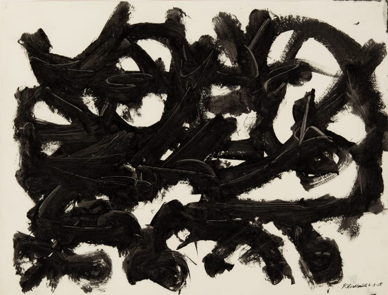 David Smith Untitled, 1958 Ink on paper, 19 3/4 x 26 inches