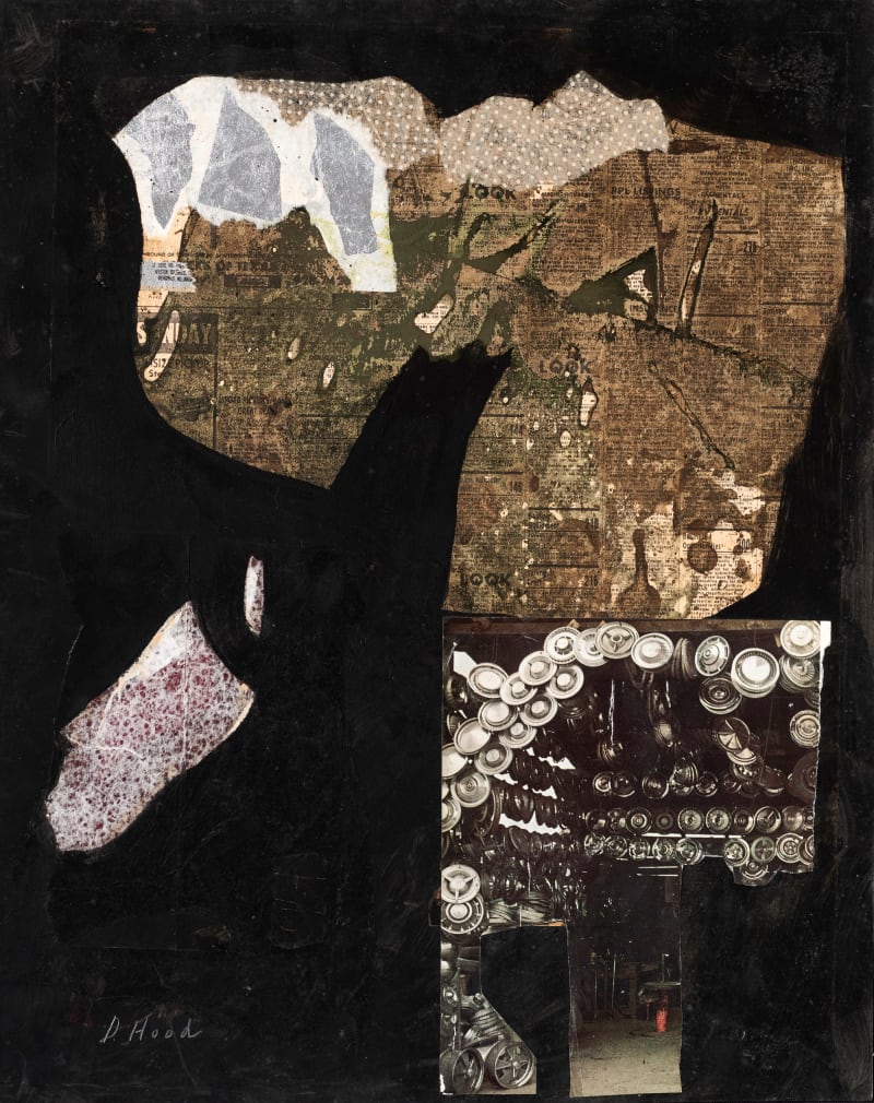 Dorothy Hood, Advertisement for "Haiti" or A Reiteration of "Silver Wheels", 1982–97