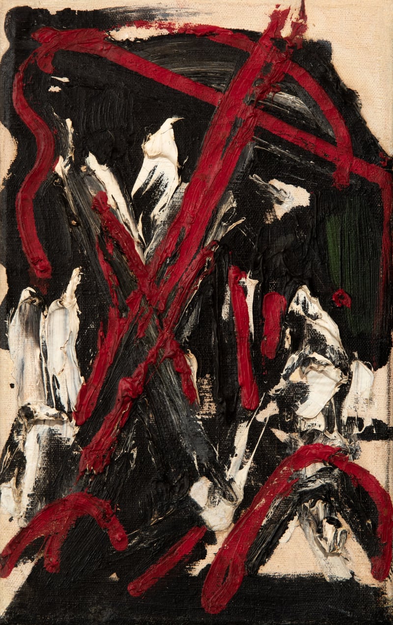 Michael (Corinne) West Head, 1955 Oil on canvas, 13 x 8 in. (33 x 20.3 cm)