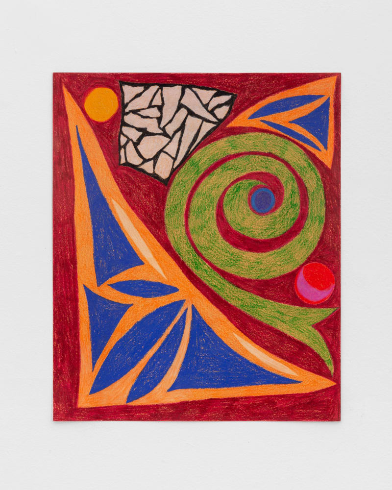 Nora Maité Nieves Amulets, 2022 Colored pencil on paper, 10 1/2 x 8 3/4 in. (26.7 x 22.2 cm)