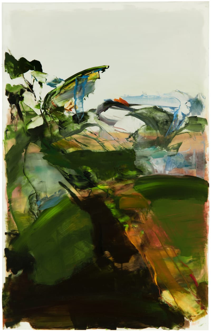 Hollis Heichemer #1, 2018 Oil on Mylar, 19 x 12 inches