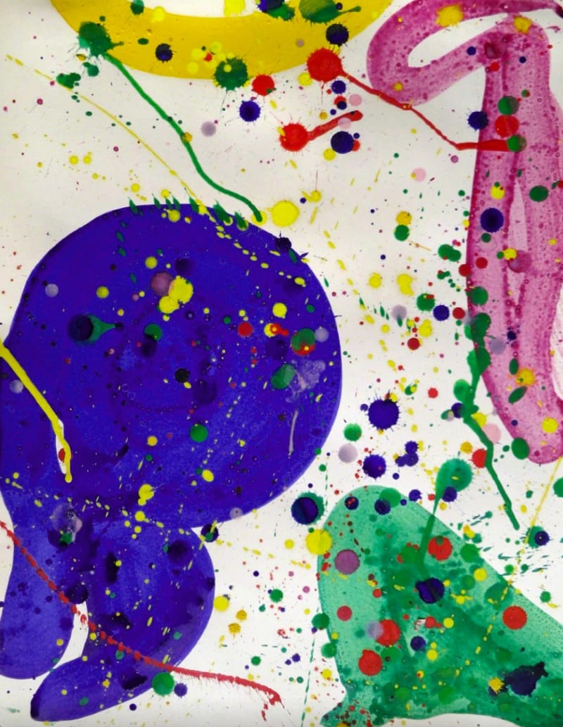 Sam Francis Untitled, 1964 Gouache on paper, 17 1/2 x 13 1/4 in. (44.5 x 33.7 cm)