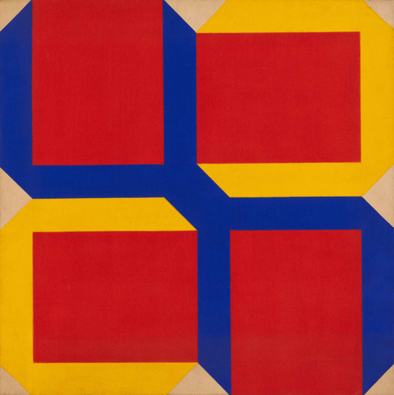 Ralph Iwamoto Trail, 1972 Acrylic on cotton, 24 x 24 in. (61 x 61 cm)