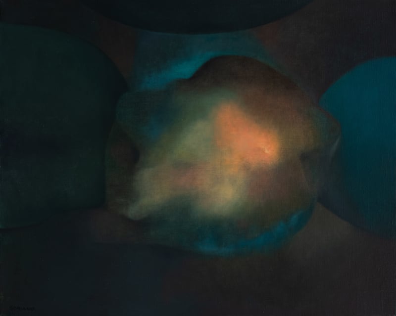 Rafael Soriano Dintel de las profundidades (Depths Boundary), 1980 Oil on canvas, 24 x 30 in. (61 x 76.2 cm)