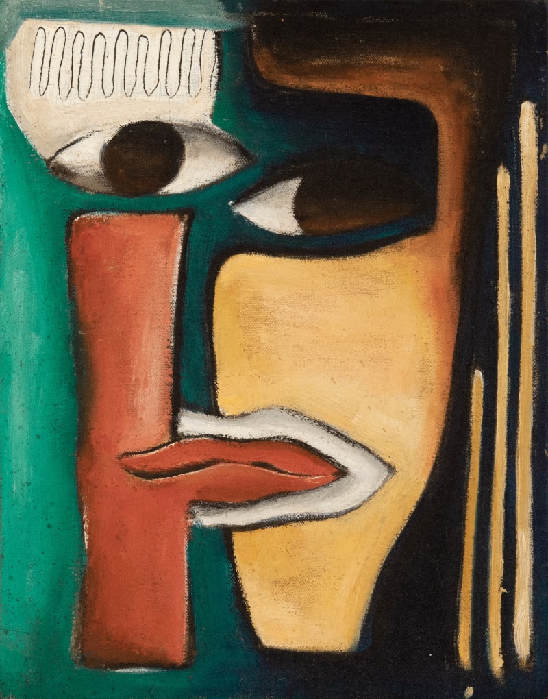 Dusti Bongé The Egyptian, 1947 Oil on canvas, 14 x 11 in. (35.6 x 27.9 cm)