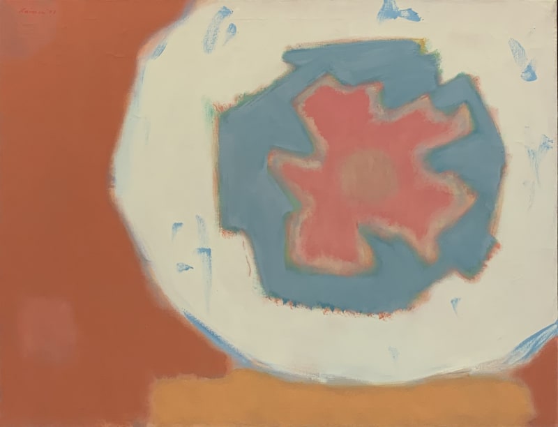 Jacob Kainen Marathon, 1973 Oil on canvas, 32 x 40 in. (81.3 x 101.6 cm)