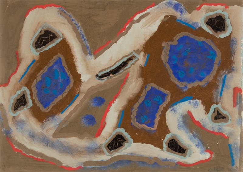 Betty Parsons Untitled, 1960 Gouache on paper, 20 x 28 1/4 in. (50.8 x 71.8 cm)
