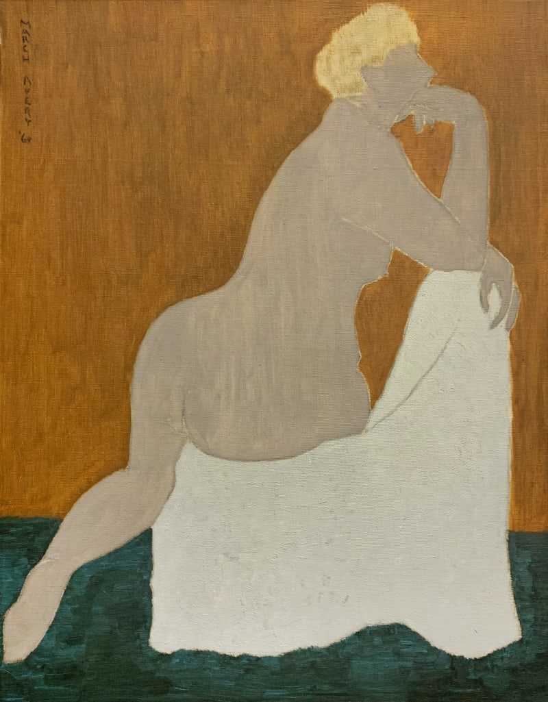 March Avery, Seated Nude, 1964