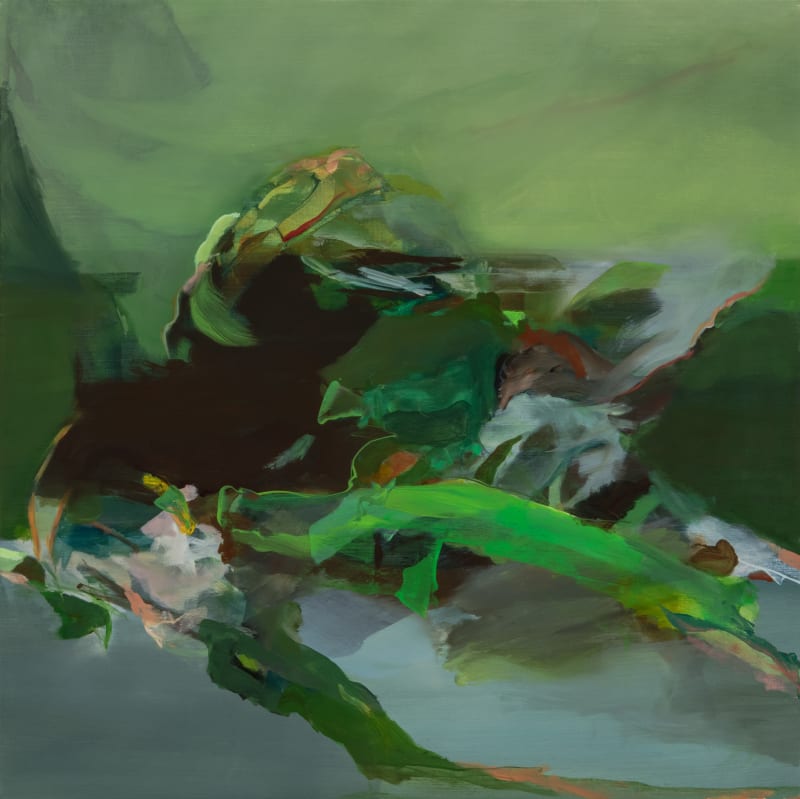 Hollis Heichemer, waves of green, 2021
