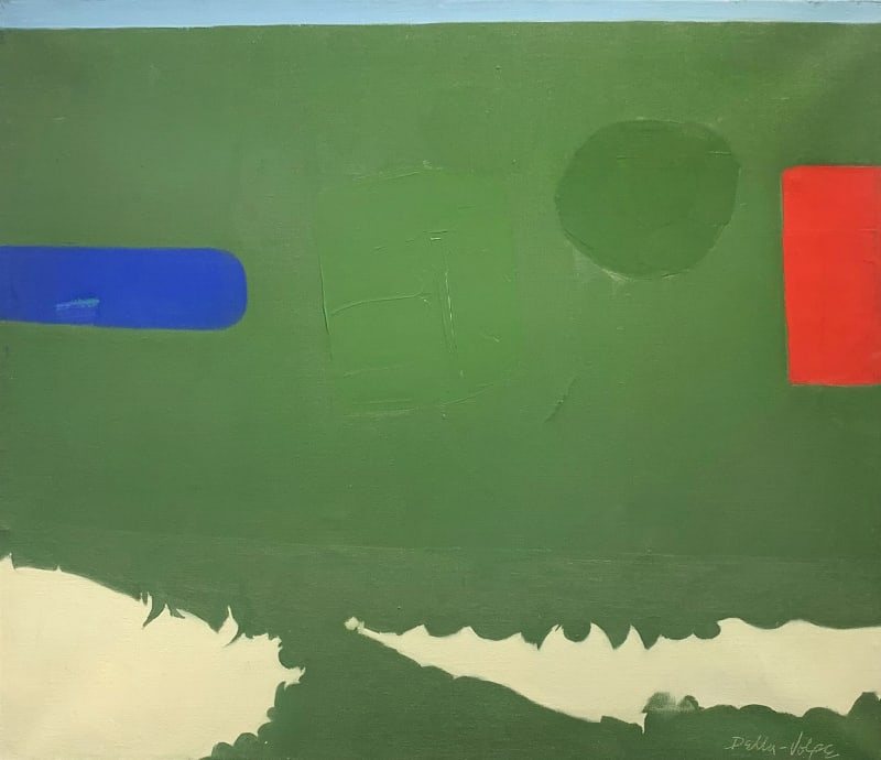 Ralph Della-Volpe Beach Patterns, 1979 Oil on canvas, 20 x 22 inches