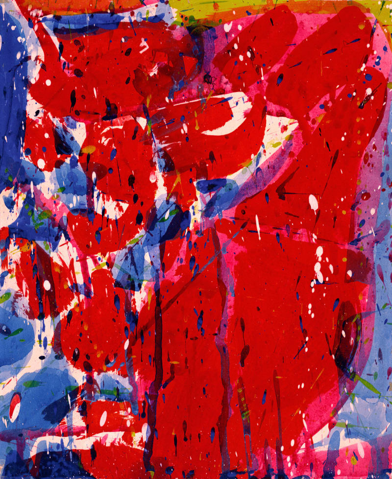 Sam Francis Untitled, 1959 Acrylic on paper mounted on canvas, 9 5/8 x 7 3/4 in. (24.4 x 19.5 cm)