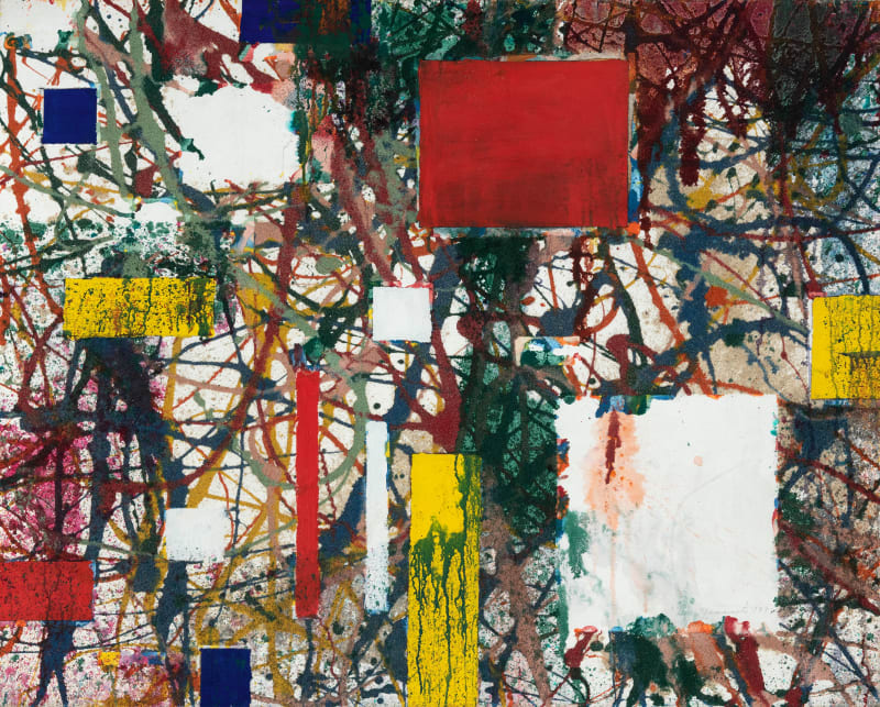 Taro Yamamoto Untitled, 1971 Oil and sand on canvas, 40 1/4 x 50 in. (102.2 x 127 cm)