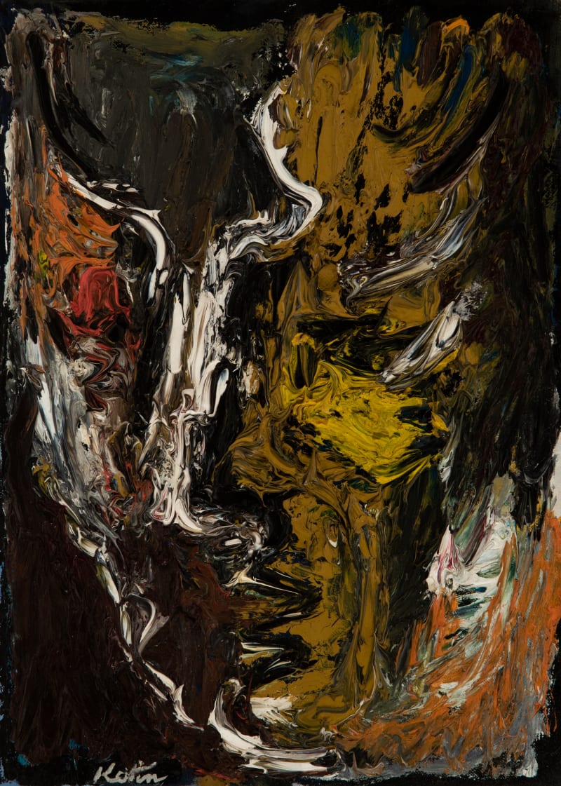 Albert Kotin Messenger, 1967 Oil on canvas, 14 x 10 in (35.6 x 25.4 cm)