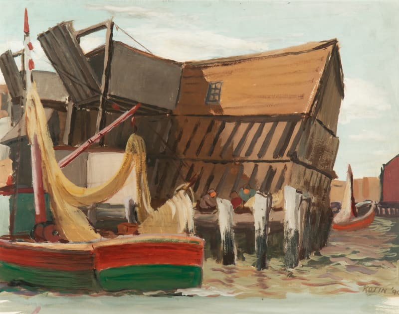 Albert Kotin, Collier's Dock, 1940