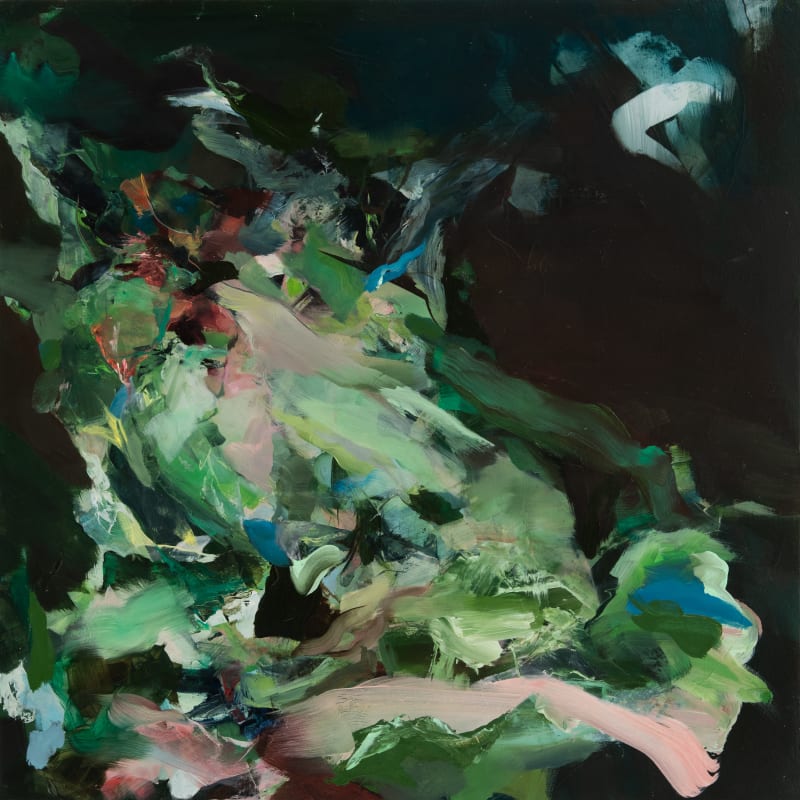 Hollis Heichemer, leaves falling; conifers take shape, 2025