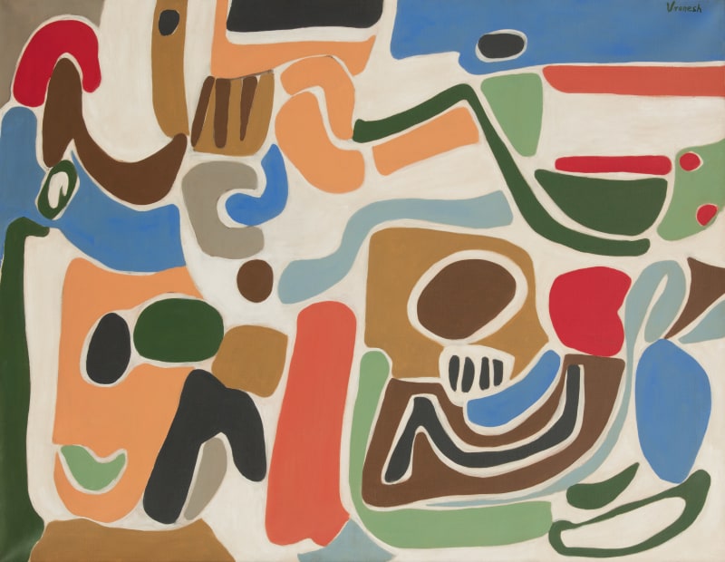 George Vranesh Morning in the Sandbox, 1956 Oil on canvas, 28 x 36 in. (71.1 x 91.4 cm)