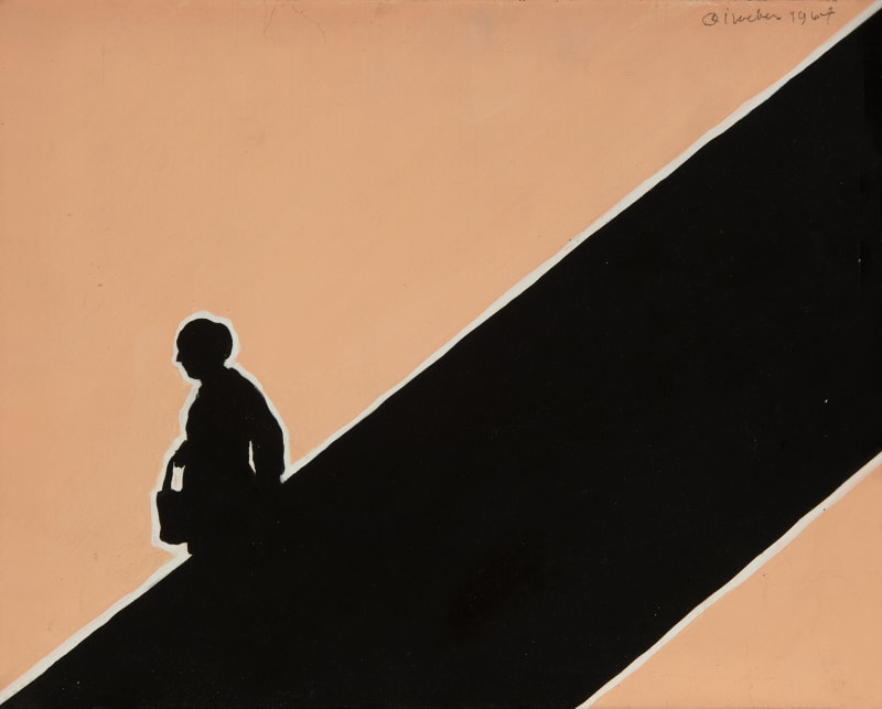 Idelle Weber, Escalator, 1964