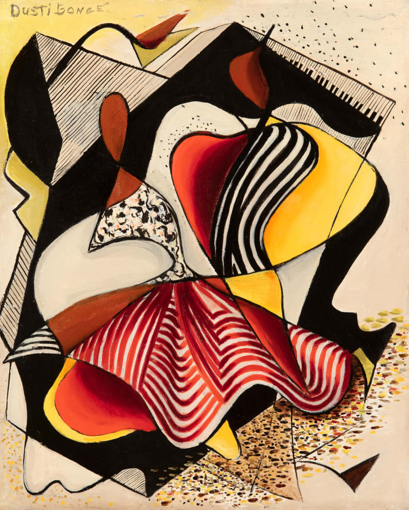 Dusti Bongé Circus Series, 1945 Oil on canvas, 20 x 16 1/8 in. (50.8 x 41 cm)
