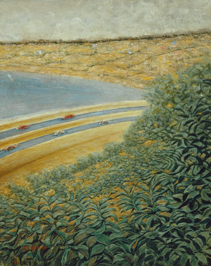 Arnold Friedman North Drive, Grand Central Highway, circa 1935-40 Oil on canvas, 24 x 20 inches
