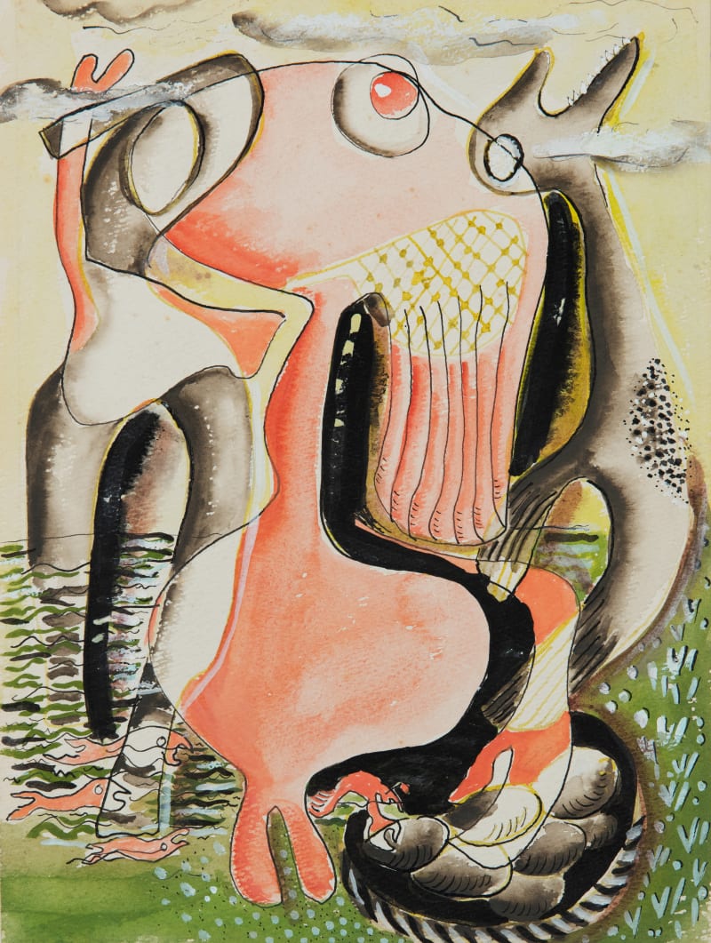 Dusti Bongé, Untitled (Surrealist Animals), 1945–50