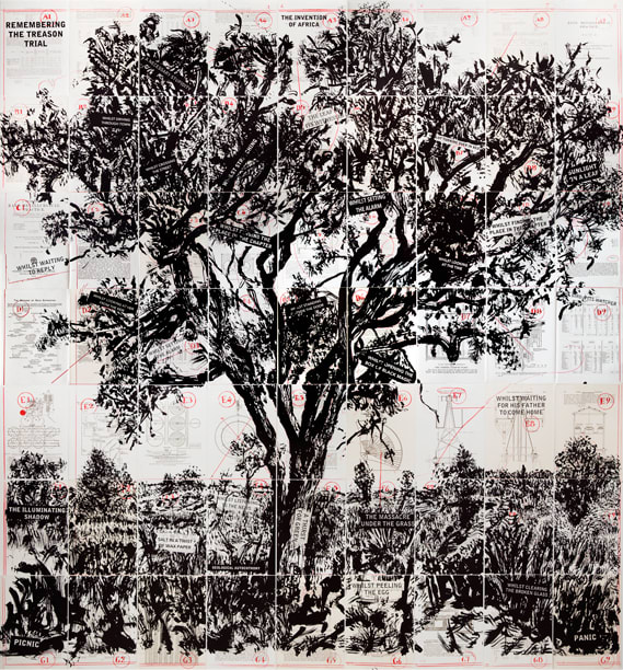 William Kentridge Remembering the Treason Trial, 2013