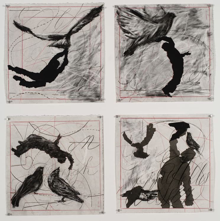William Kentridge Drawing for 'Preparing the Flute', (Bird Catcher #3), 2006